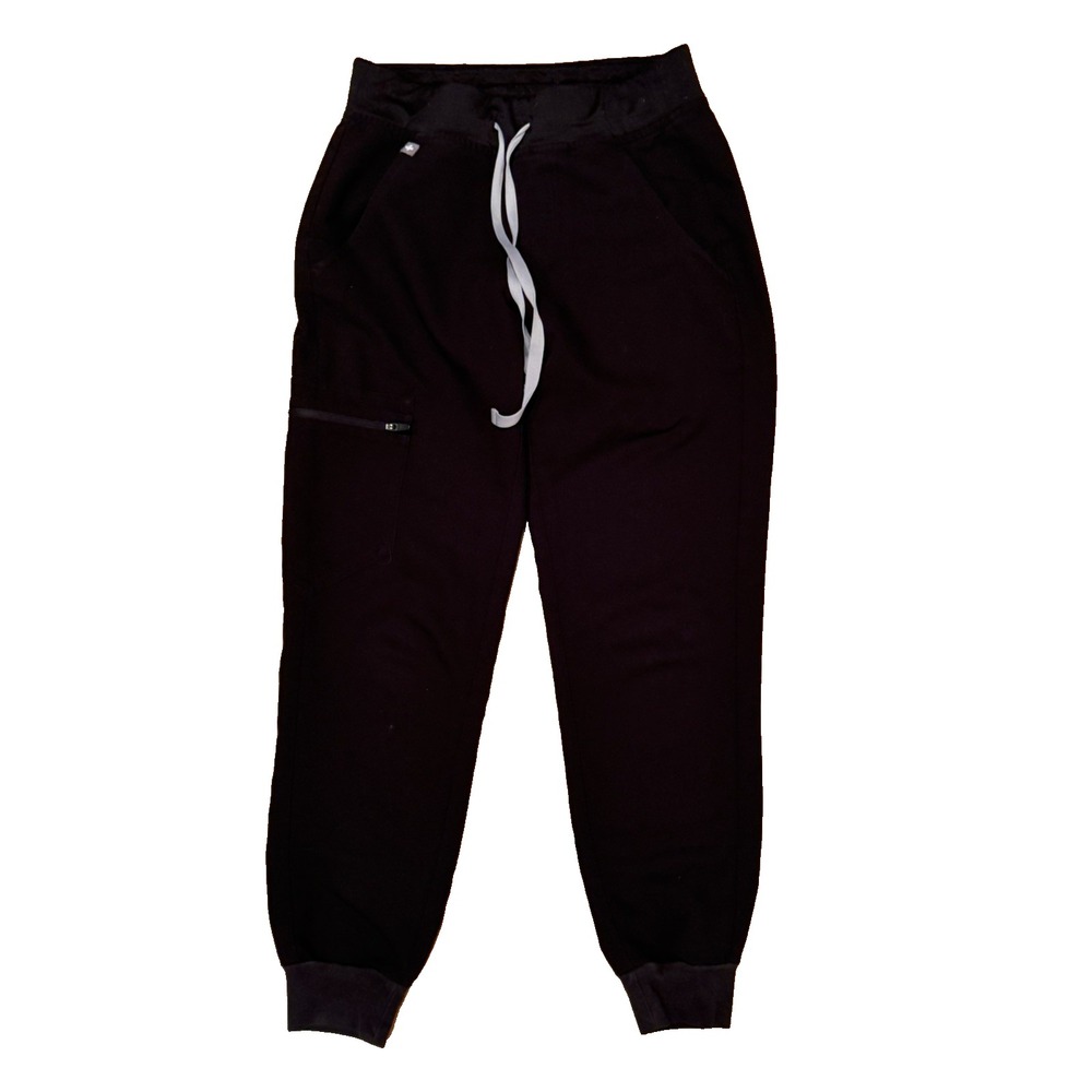 FIGS Women's Size XXS Petite Zamora Scrub Pants Black